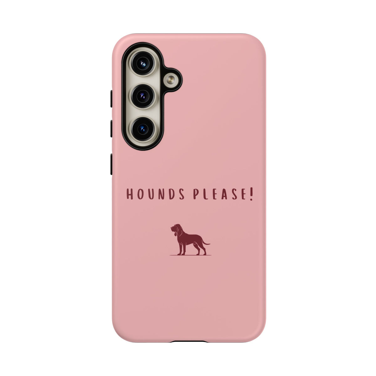 Pink & Burgundy 'Hounds Please' Case