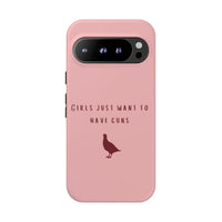 Pink & Burgundy 'Girls Just Want To Have Guns' Case (Partridge)