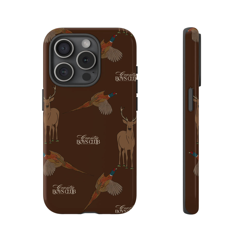 Chestnut Brown 'Boys Stags & Pheasants' Case  | CBC x Country Cases