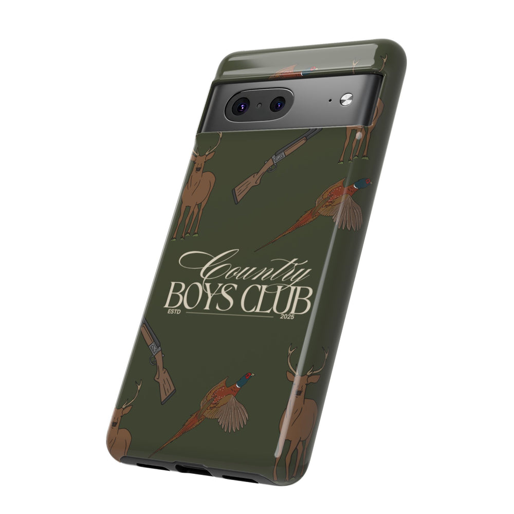 Forest Green Boys Love Guns Case  | CGC x Country Cases