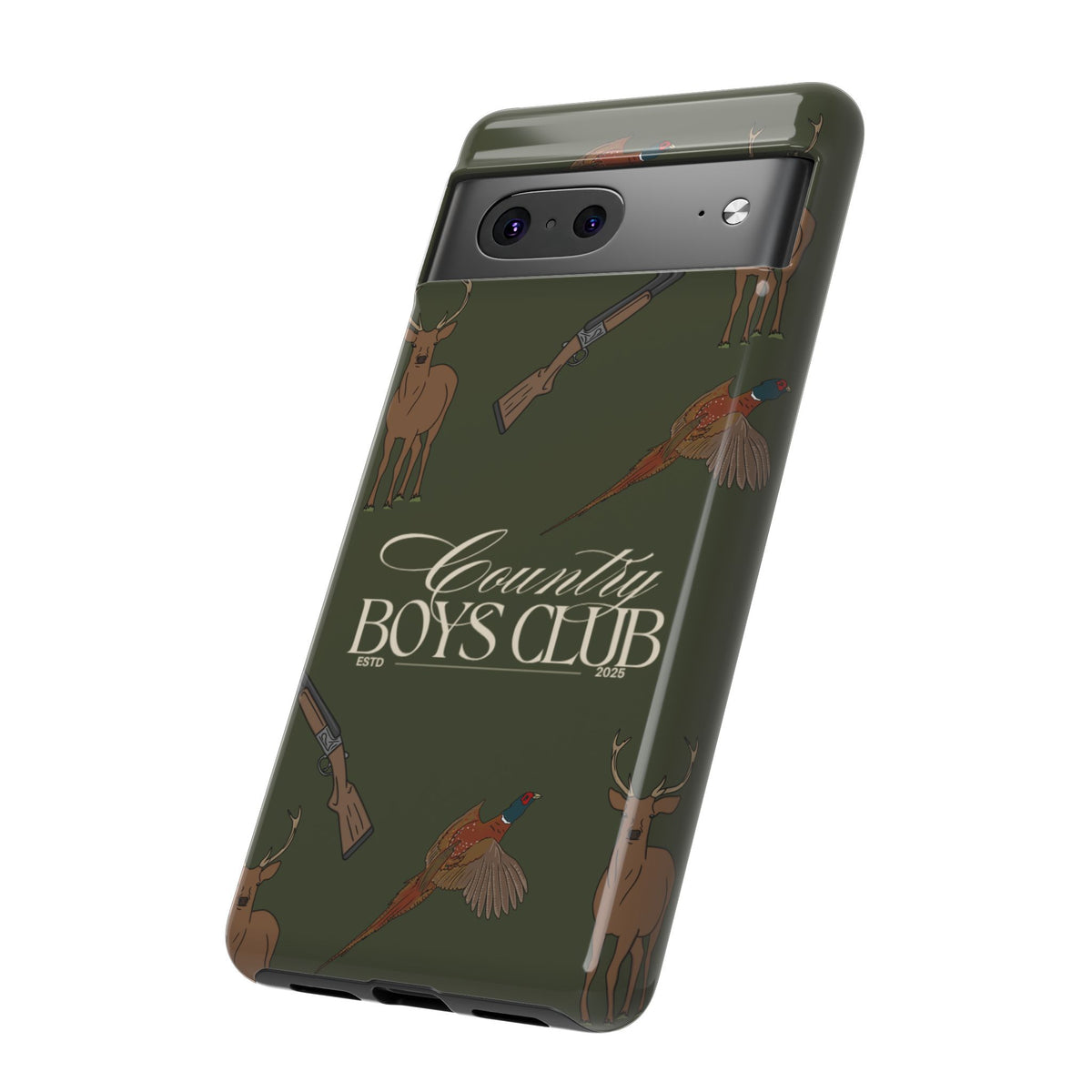 Forest Green Boys Love Guns Case  | CGC x Country Cases