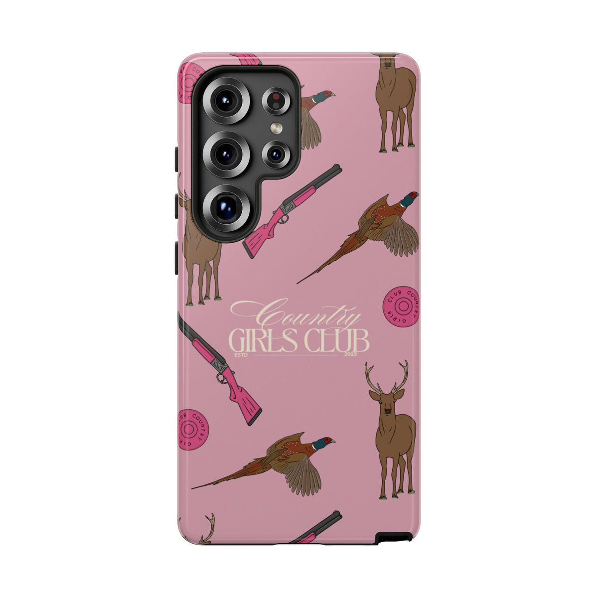 Dusty Pink Girls Love Guns Case  | CGC x Country Cases