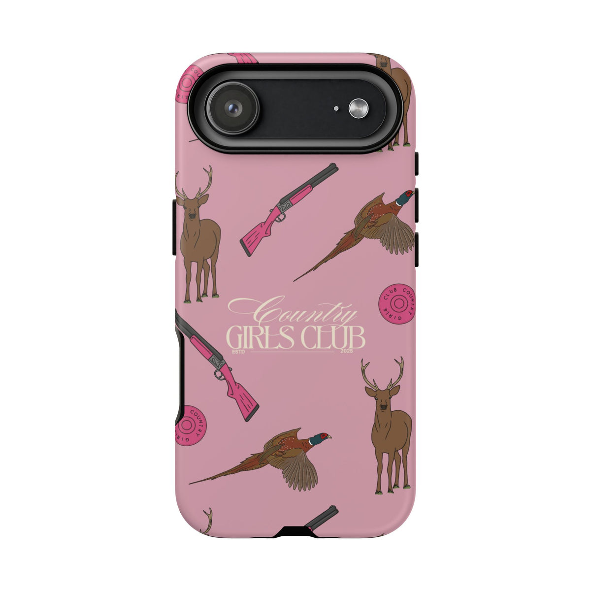 Dusty Pink Girls Love Guns Case  | CGC x Country Cases