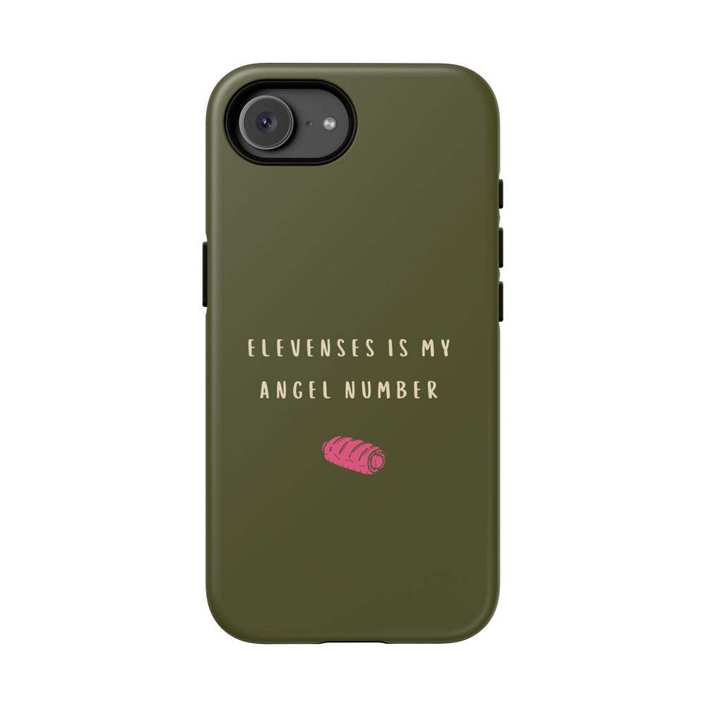 Green & Pink 'Elevenses Is My Angel Number' Case