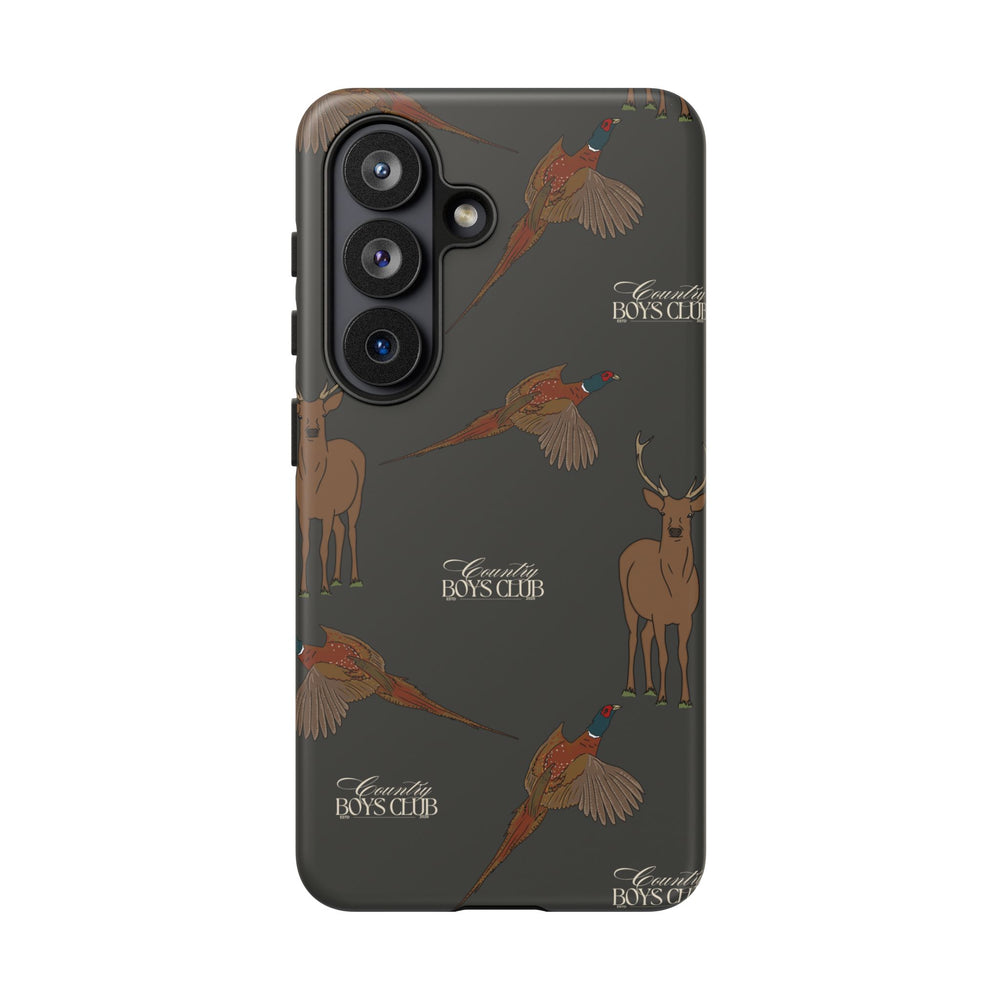 Charcoal 'Boys Stags & Pheasants' Case  | CBC x Country Cases
