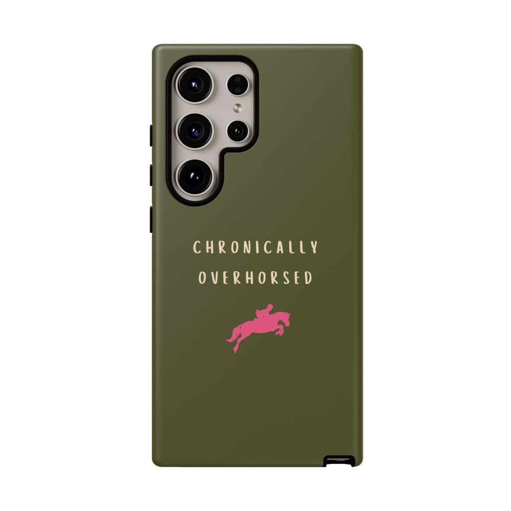 Green & Pink Chronically Overhorsed Case