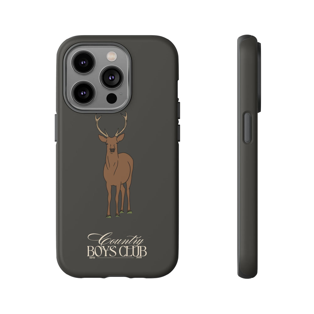 Charcoal 'Country Boys Club Stag' Case  | CGC x Country Cases