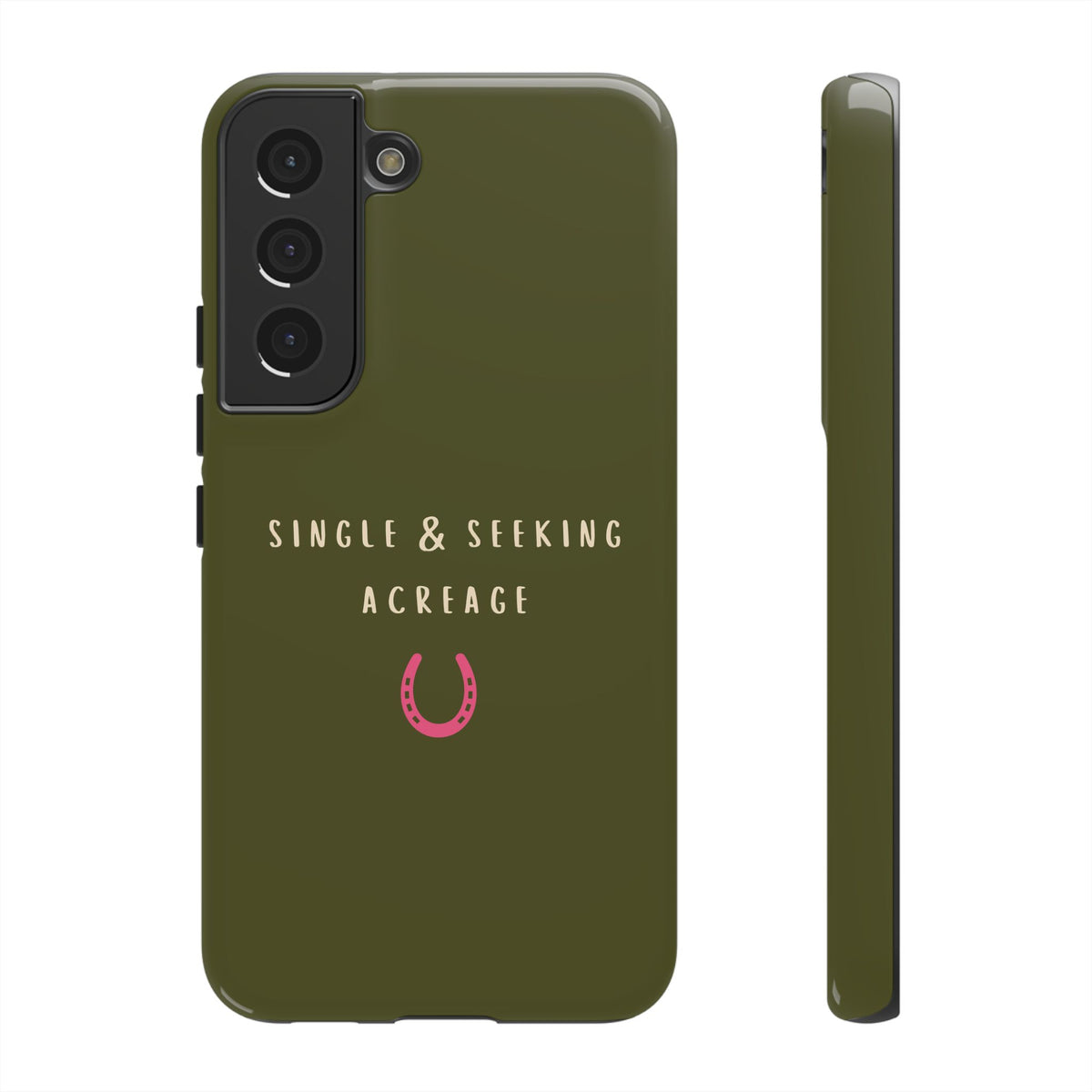Green & Pink Single & Seeking Acreage Case