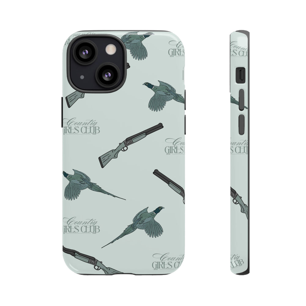 Blue 'Girls Pheasants & Shotguns' Case  | CGC x Country Cases