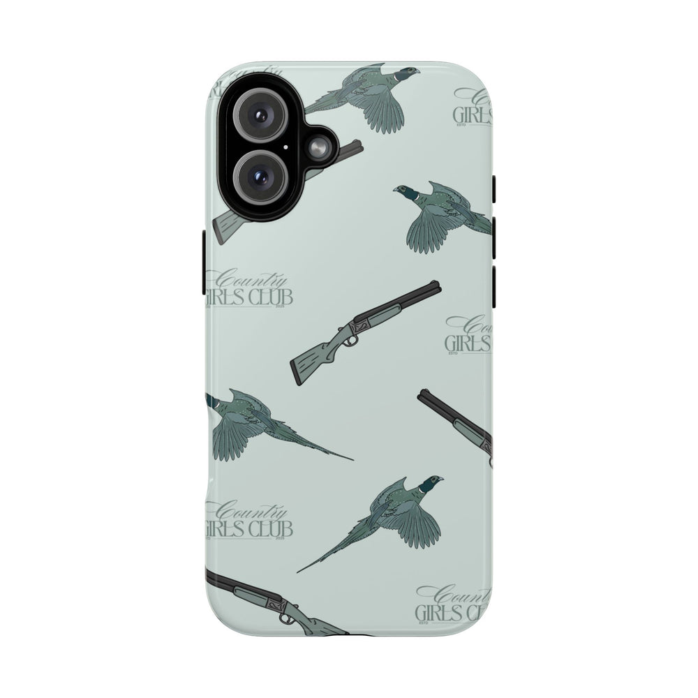 Blue 'Girls Pheasants & Shotguns' Case  | CGC x Country Cases