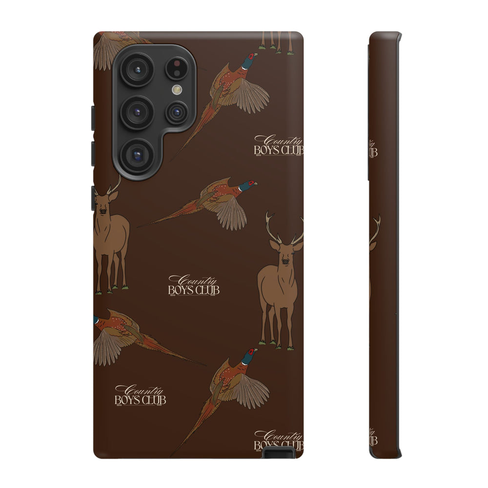 Chestnut Brown 'Boys Stags & Pheasants' Case  | CBC x Country Cases