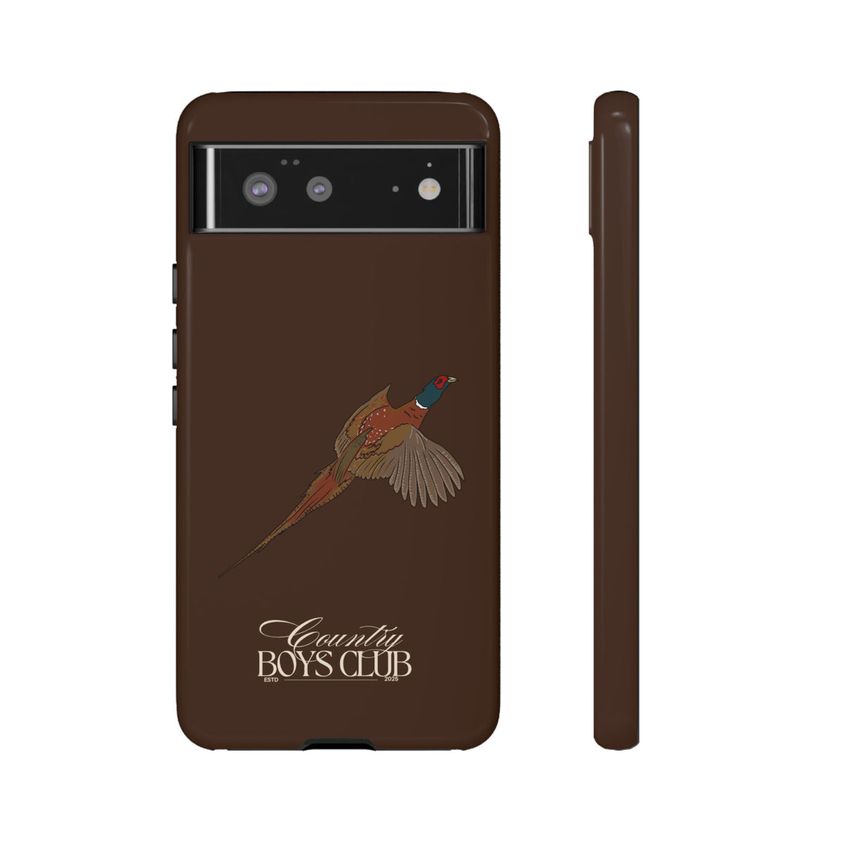 Chestnut Brown 'Country Boys Club Pheasant' Case  | CBC x Country Cases