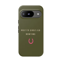 Green & Pink 'Pretty Girls Go Hunting' (Horse Shoe)