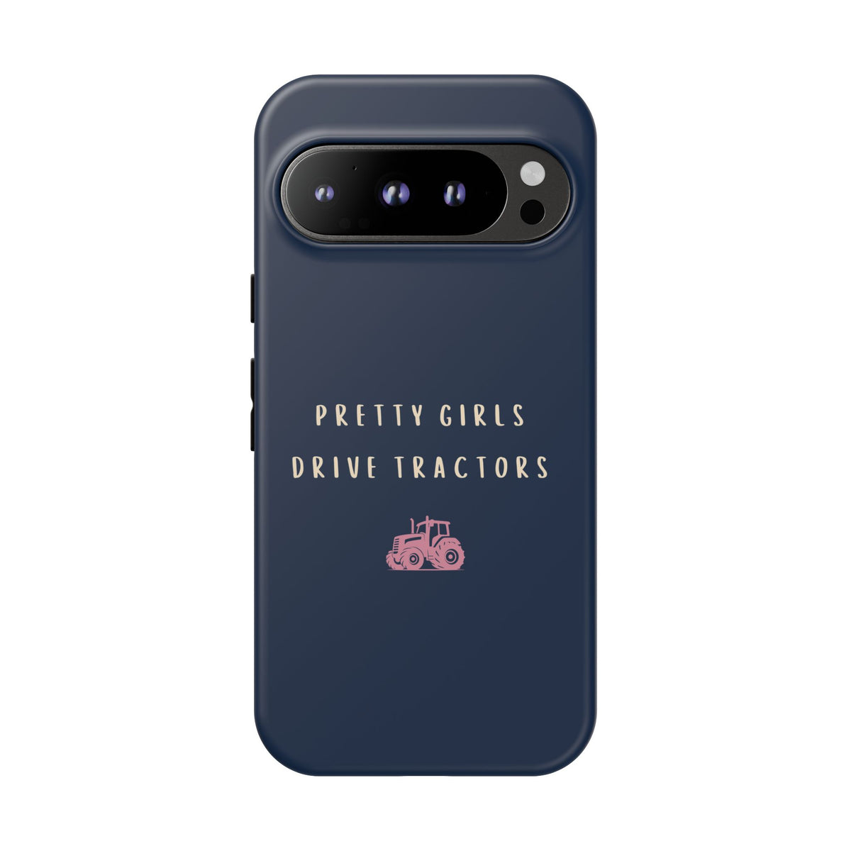 Navy & Pink 'Pretty Girls Drive Tractors' Case