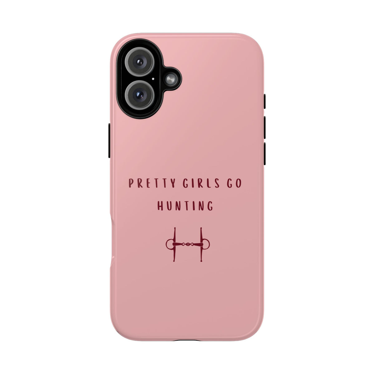 Pink & Burgundy 'Pretty Girls Go Hunting' (Snaffle)