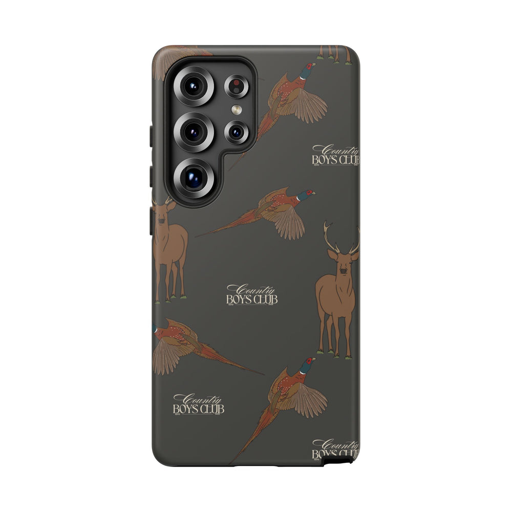 Charcoal 'Boys Stags & Pheasants' Case  | CBC x Country Cases