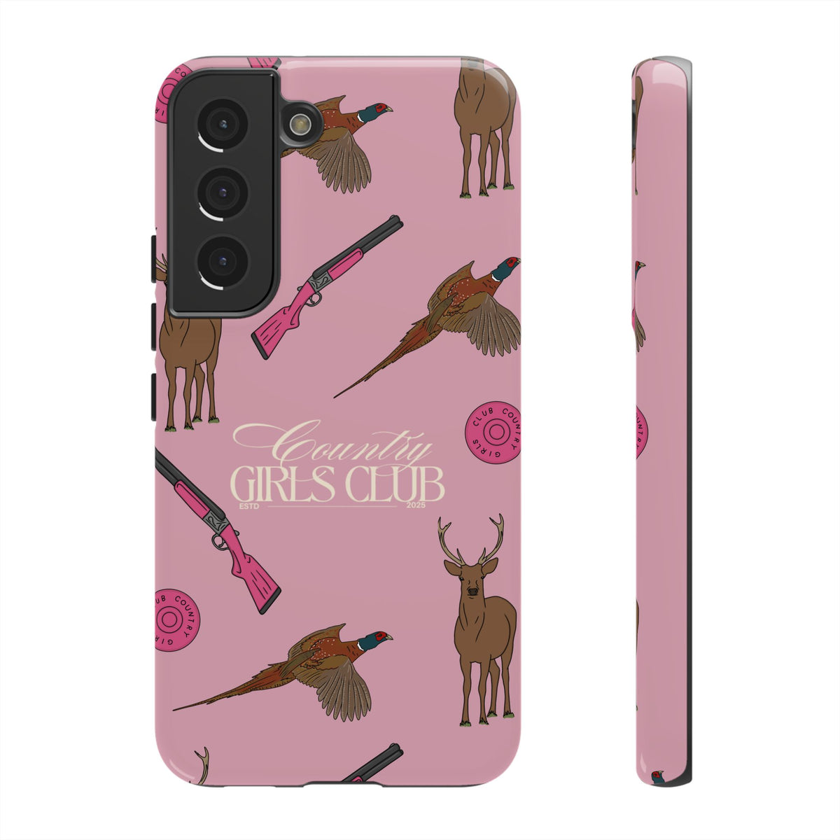 Dusty Pink Girls Love Guns Case  | CGC x Country Cases