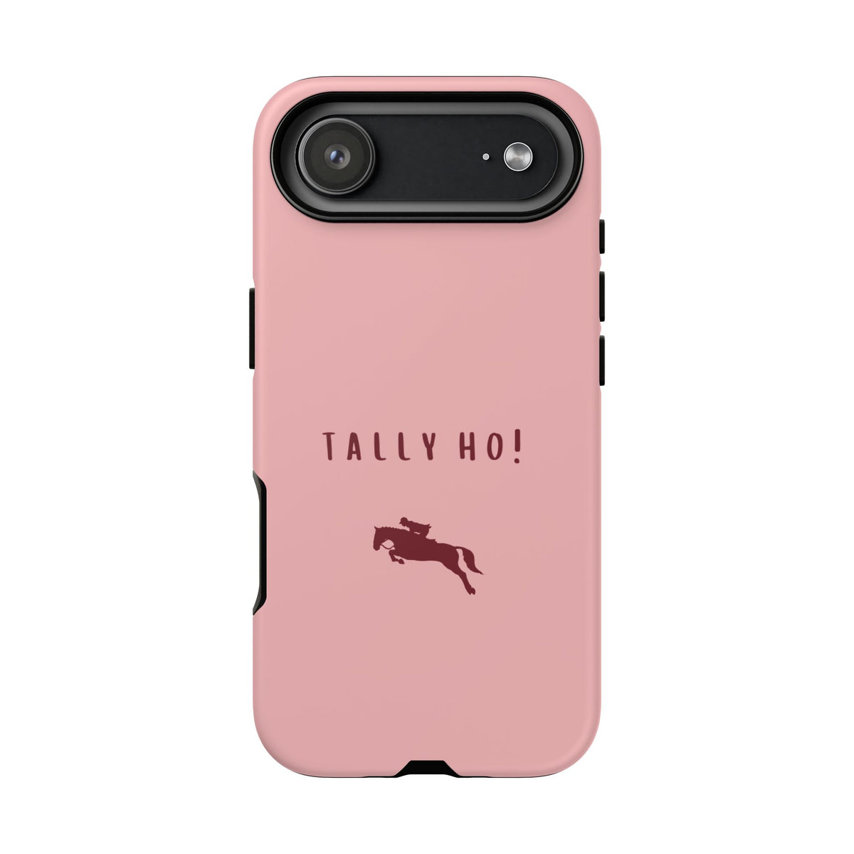 Pink & Burgundy 'Tally Ho!' (Horse) Case