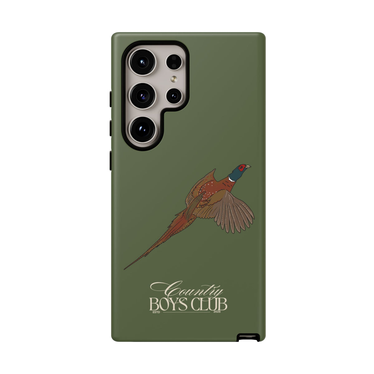 Green Country Boys Club Pheasant Case  | CGC x Country Cases