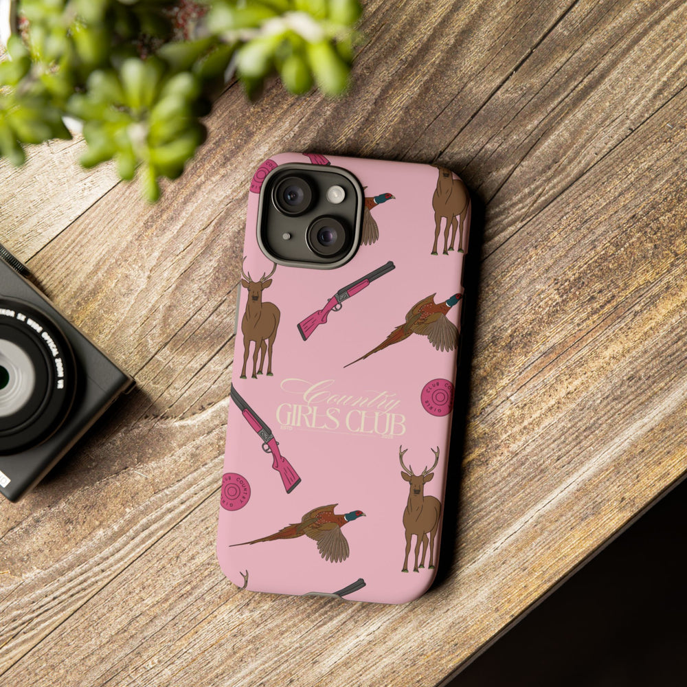 Pale Pink Girls Love Guns Case  | CGC x Country Cases