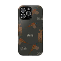 Charcoal 'Boys Stags & Pheasants' Case  | CBC x Country Cases