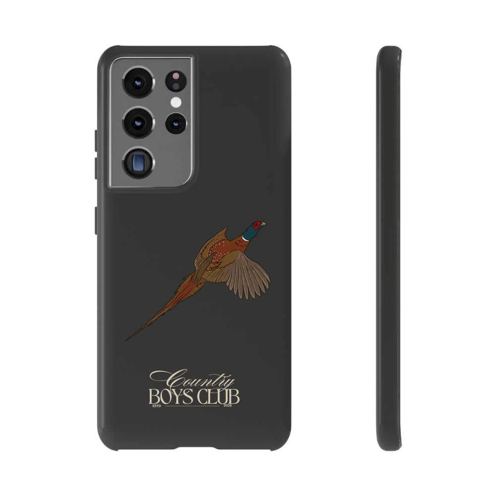 Charcoal 'Country Boys Club Pheasant' Case  | CGC x Country Cases