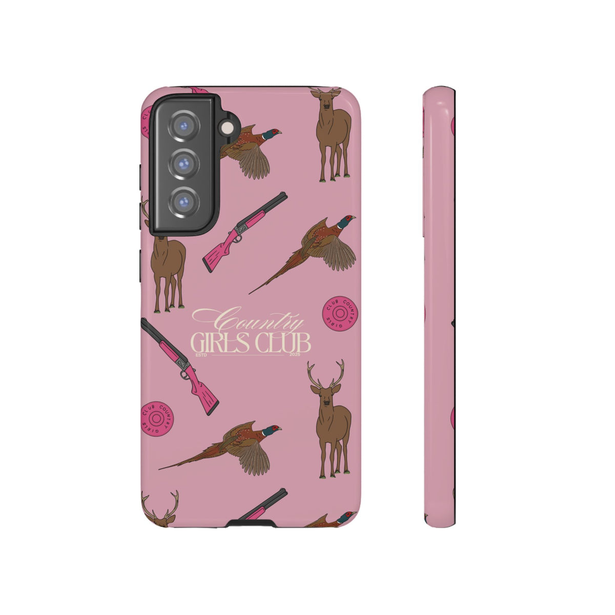 Dusty Pink Girls Love Guns Case  | CGC x Country Cases