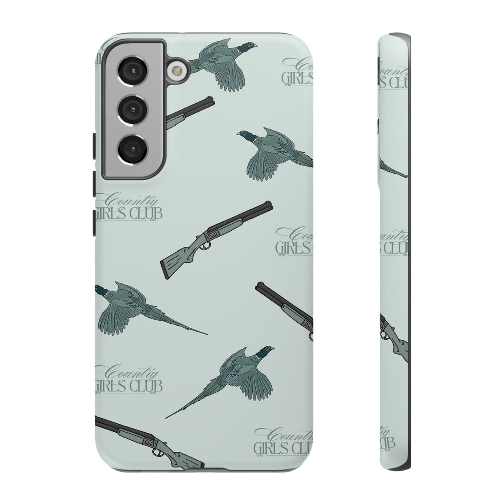 Blue 'Girls Pheasants & Shotguns' Case  | CGC x Country Cases