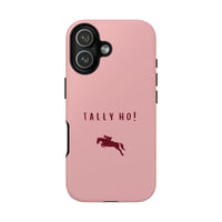 Pink & Burgundy 'Tally Ho!' (Horse) Case