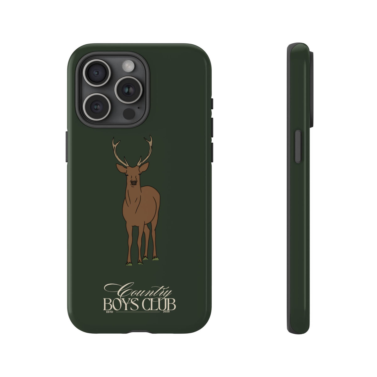 Field Green 'Country Boys Club Stag' Case  | CGC x Country Cases