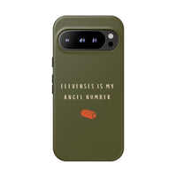 Green & Orange 'Elevenses Is My Angel Number' Case