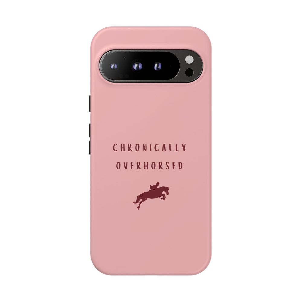 Pink & Burgundy "Chronically Overhorsed" Case