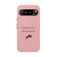 Pink & Burgundy "Chronically Overhorsed" Case