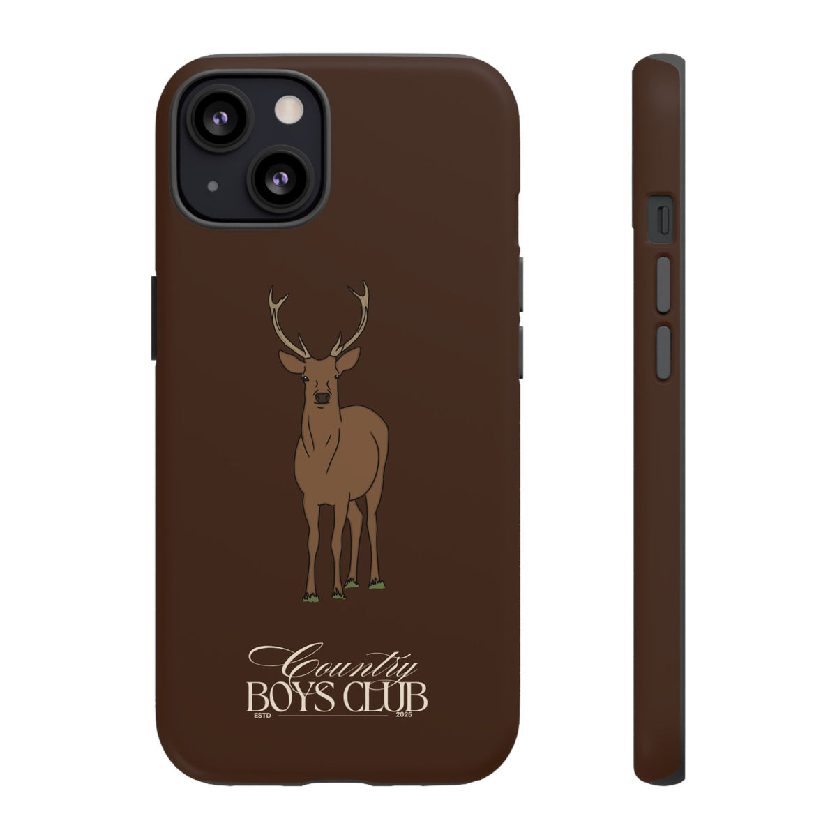 Chestnut Brown 'Country Boys Club Deer' Case  | CBC x Country Cases