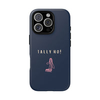Navy & Pink 'Tally Ho!' (Bridle)