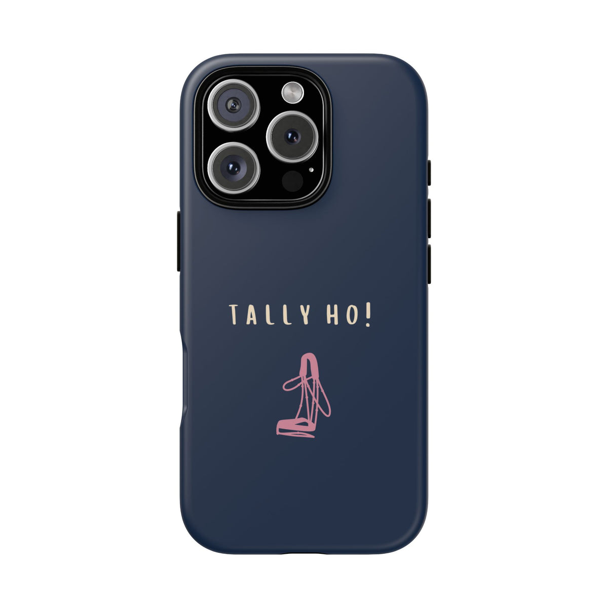 Navy & Pink 'Tally Ho!' (Bridle)