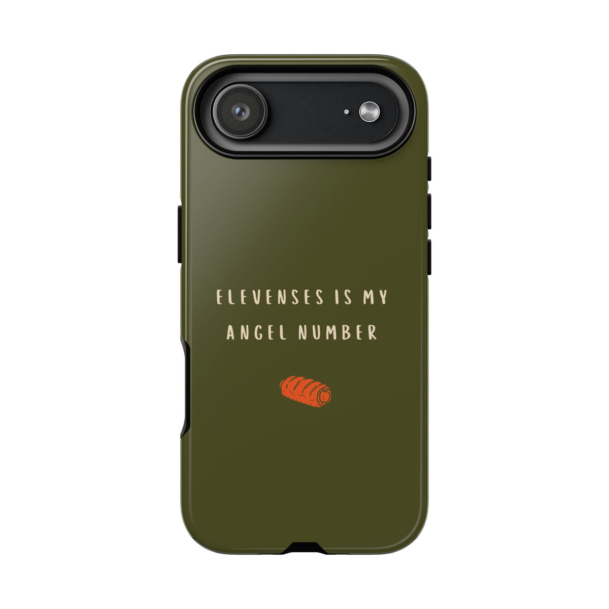 Green & Orange 'Elevenses Is My Angel Number' Case