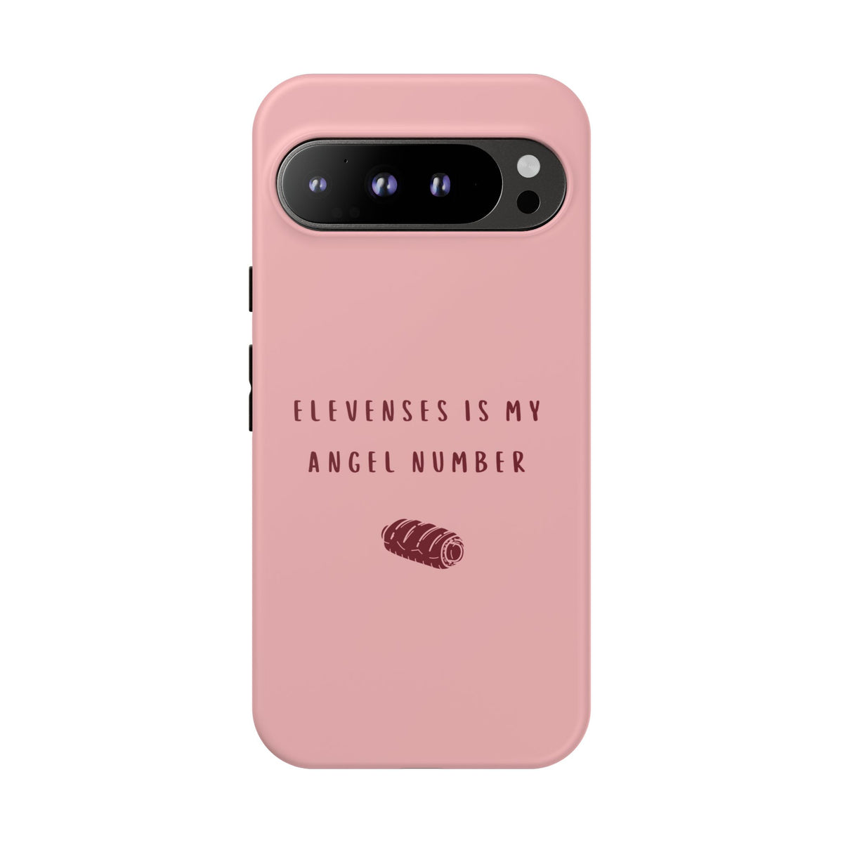 Pink & Burgundy 'Elevenses Is My Angel Number' Case