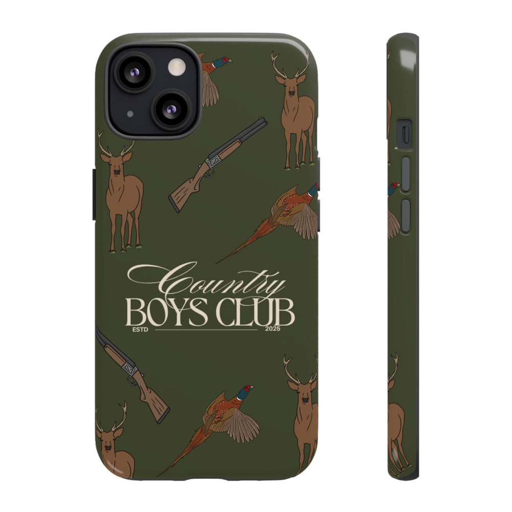 Forest Green Boys Love Guns Case  | CGC x Country Cases