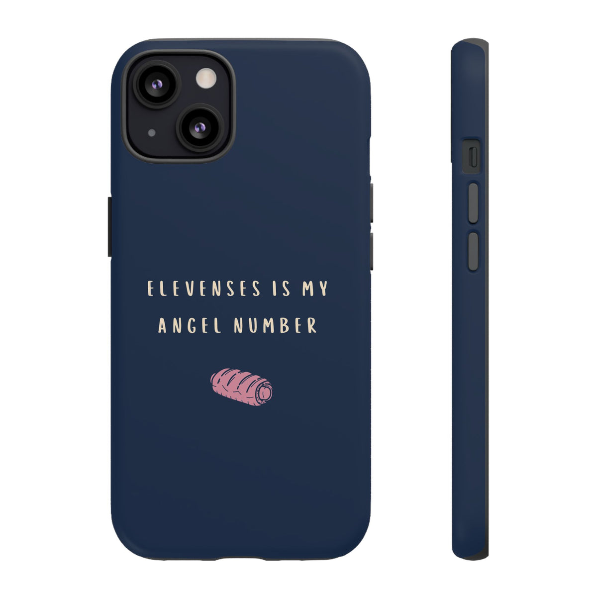 Navy & Pink 'Elevenses Is My Angel Number' Case