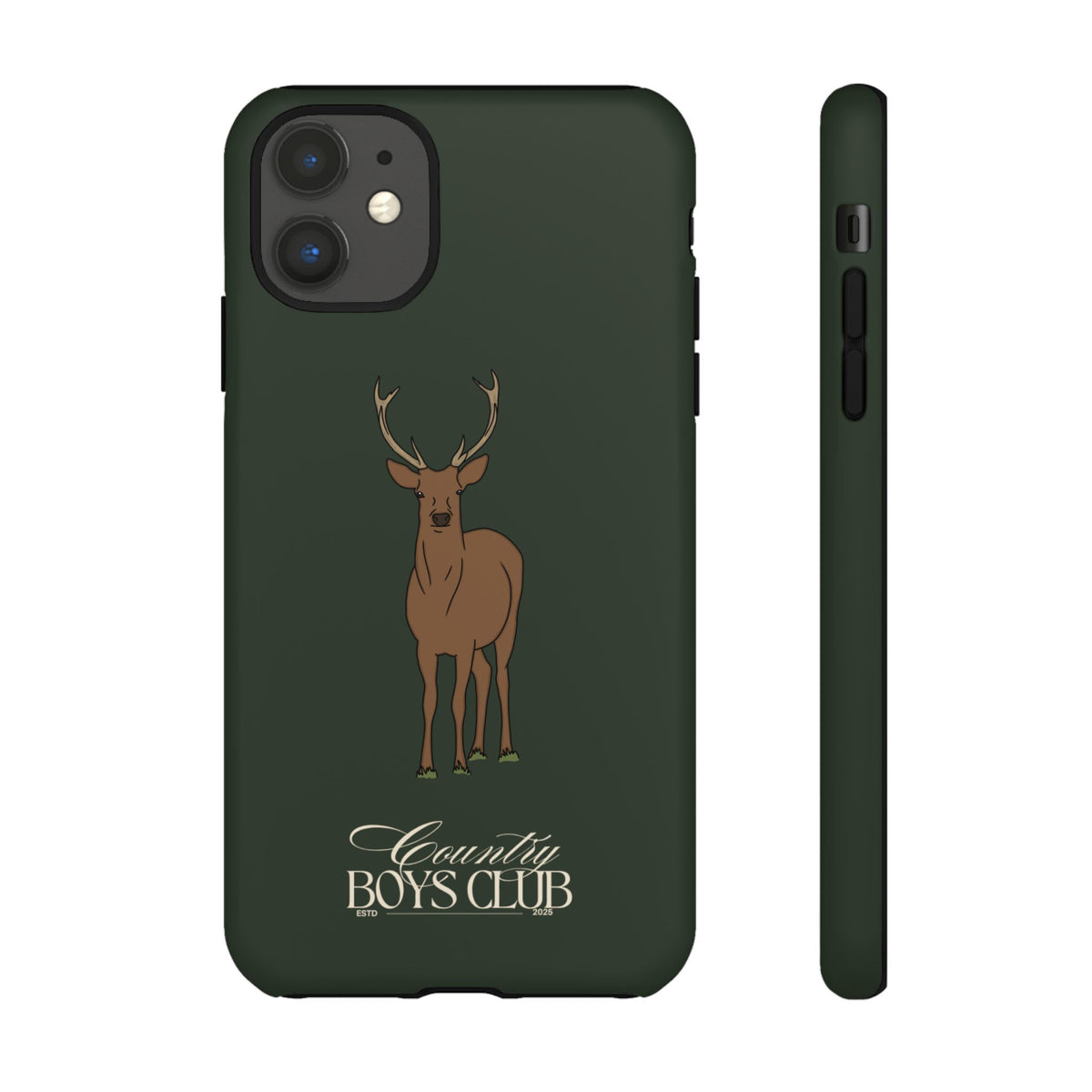 Field Green 'Country Boys Club Stag' Case  | CGC x Country Cases