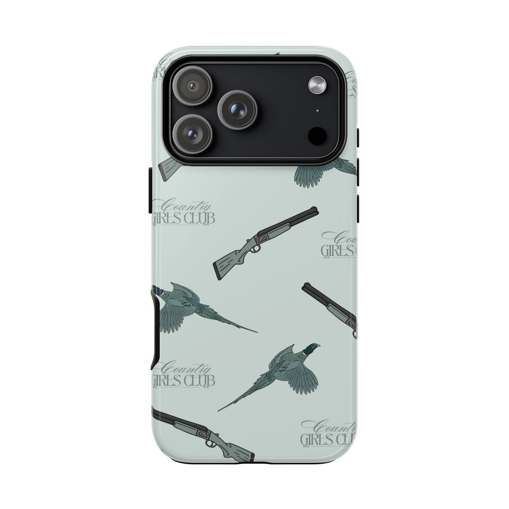Blue 'Girls Pheasants & Shotguns' Case  | CGC x Country Cases