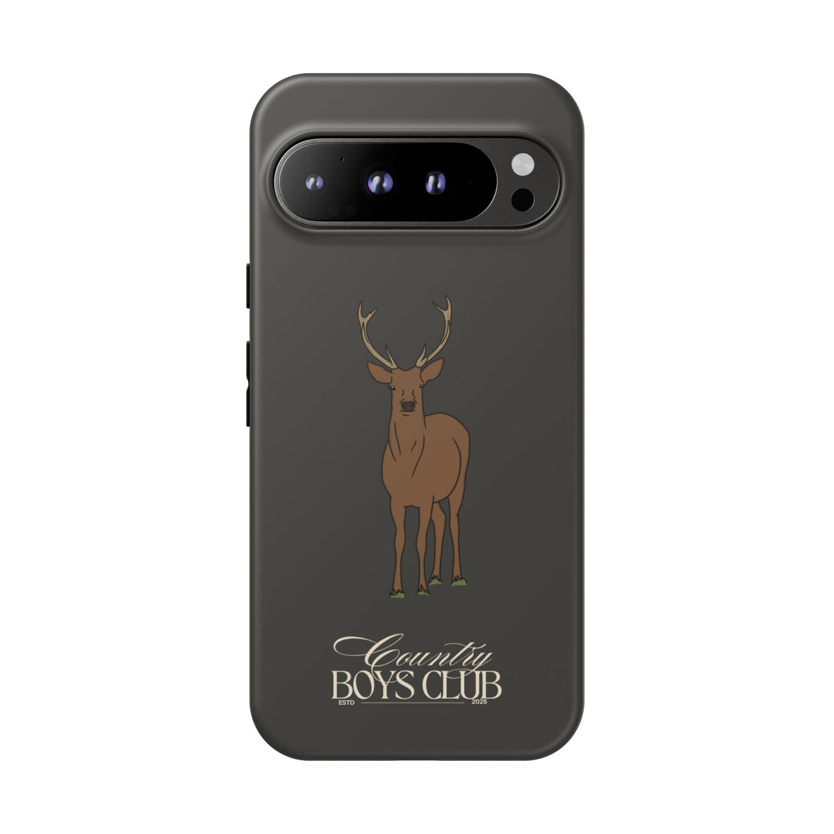 Charcoal 'Country Boys Club Stag' Case  | CGC x Country Cases