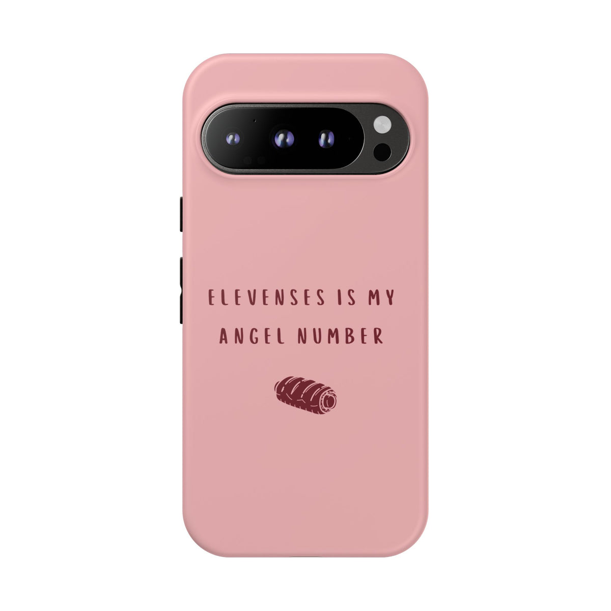 Pink & Burgundy 'Elevenses Is My Angel Number' Case