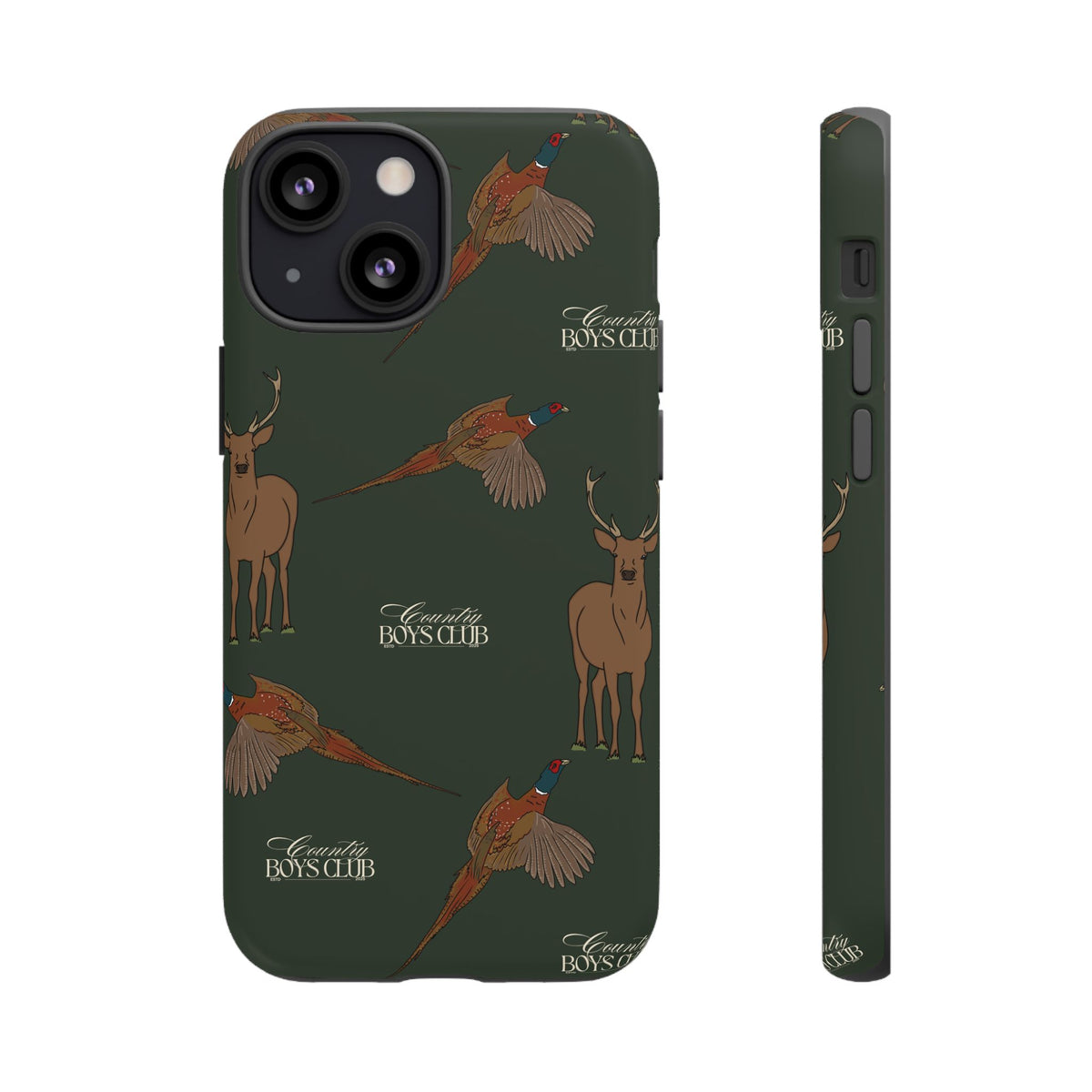 Field Green 'Boys Stags & Pheasants' Case  | CBC x Country Cases