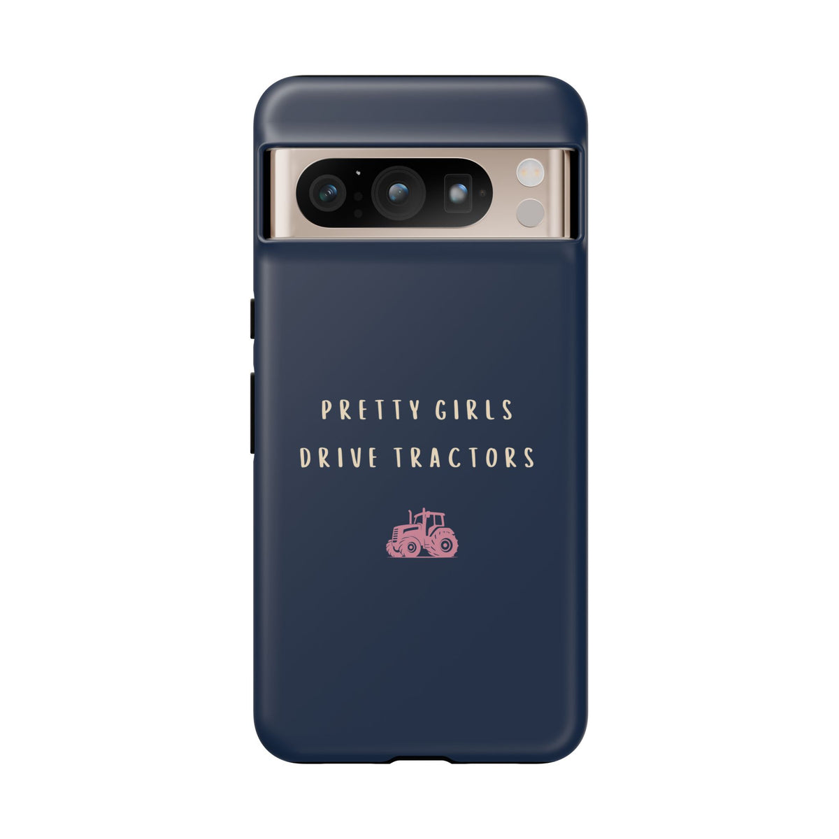 Navy & Pink 'Pretty Girls Drive Tractors' Case