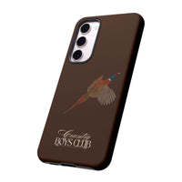 Chestnut Brown 'Country Boys Club Pheasant' Case  | CBC x Country Cases