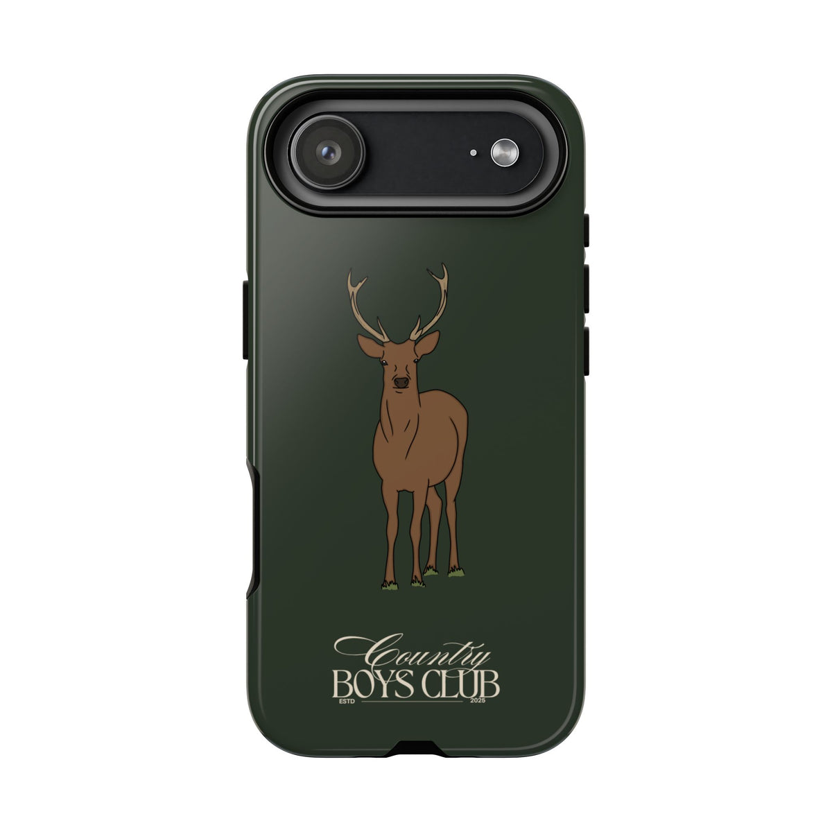 Field Green 'Country Boys Club Stag' Case  | CGC x Country Cases