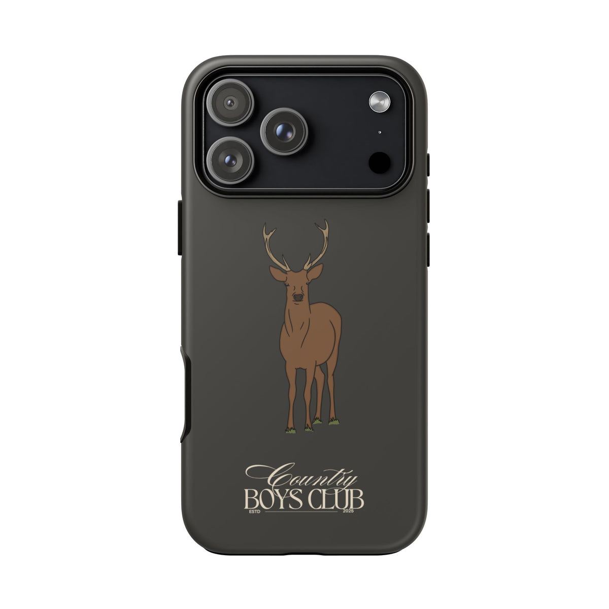 Charcoal 'Country Boys Club Stag' Case  | CGC x Country Cases