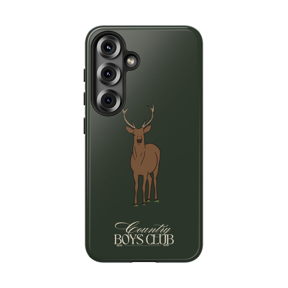 Field Green 'Country Boys Club Stag' Case  | CGC x Country Cases